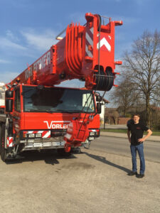 Autokran-Miete bei Helmut Vorleitner e.K. in Brunnthal in der Nähe von München.